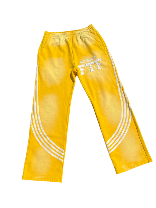 God Bless FTF Striped Sweatpants